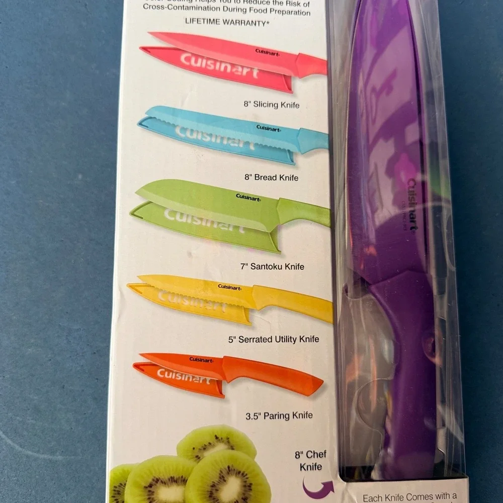 Cuisinart Advantage 12 Piece Ceramic Coated Stainless Steel Knife Set C55-12PRC2